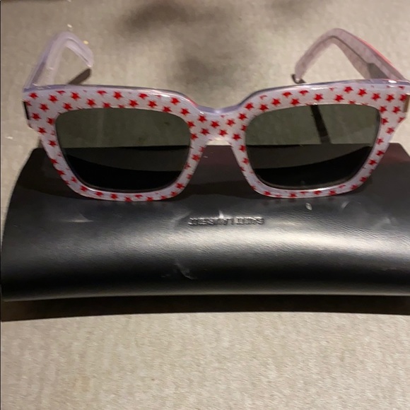 Saint Laurent Accessories - Saint Laurent star glitter sunglasses